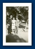 Pike McCasland, Josephine (Jo) & Willie Haynes, taken in Fresno, Calif. May 1945